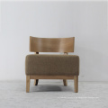 Moderner Design Möbel Massivholz Stuhl mit weichem Stoff